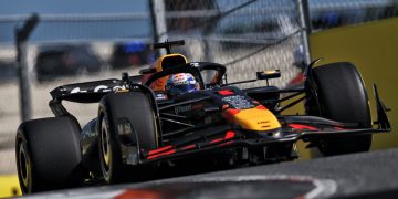 An incredible lap from Max Verstappen has delivered the Red Bull driver another surprise pole position. Image: XPB Images.