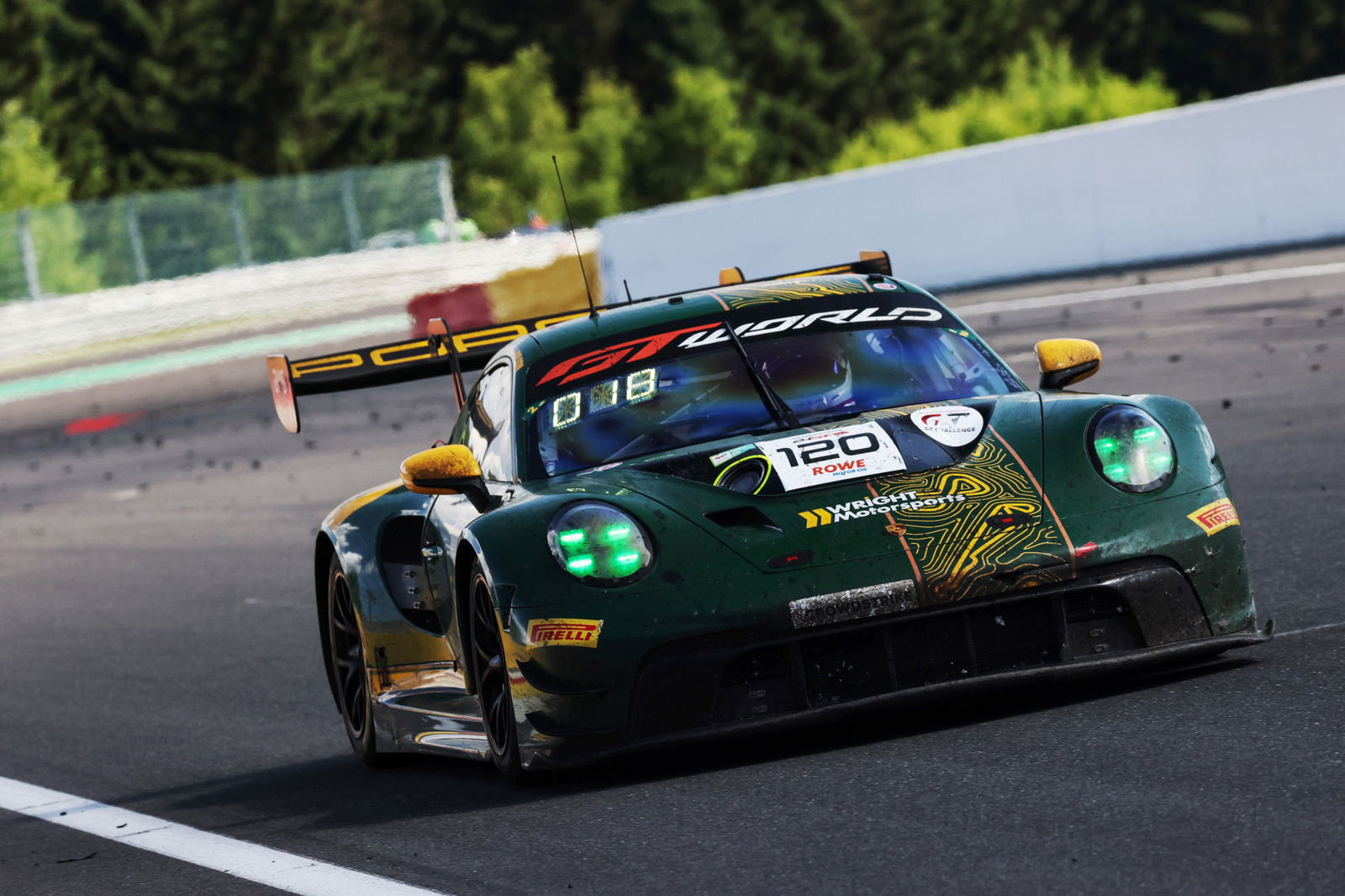 Sargent finishes shy of Spa 24 podium on debut