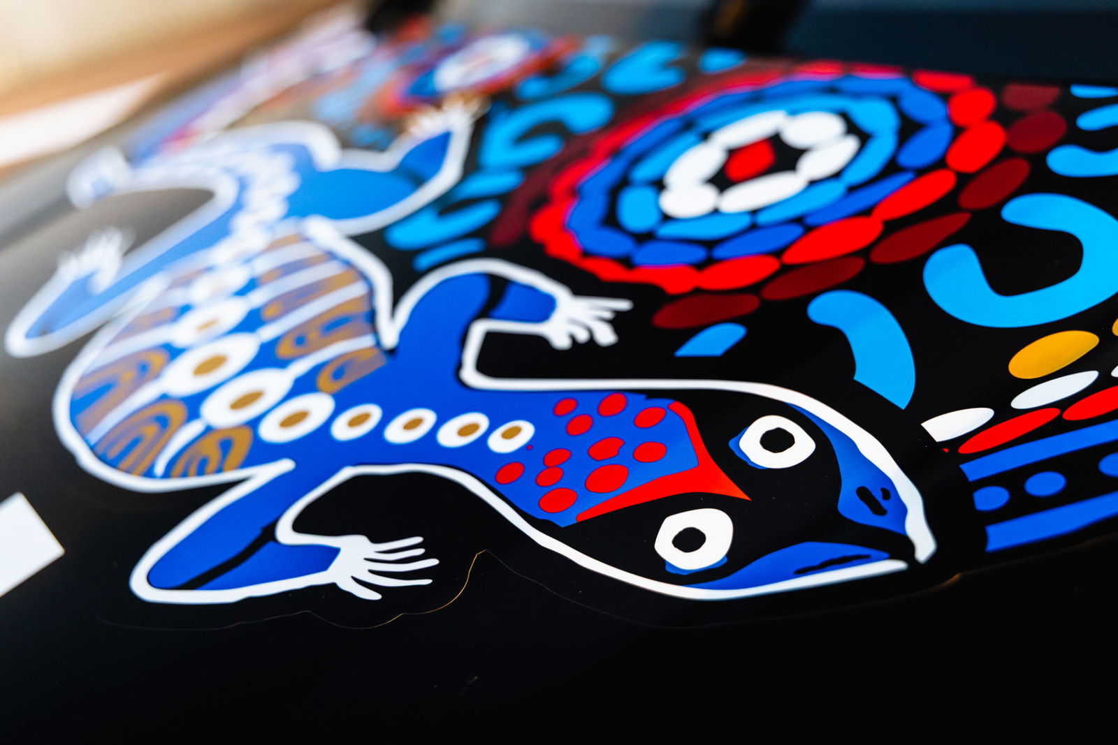 Goanna theme for WAU at Indigenous Round