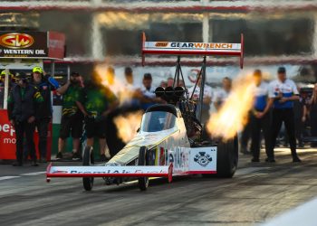 PremiAir Racing at the 2024 Winternationals at Willowbank Raceway.