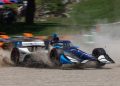 David Malukas went off at Turn 3 during the Xpel Grand Prix of Road America.