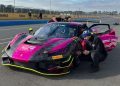 Josh Buchan shook down the Ferrari at Winton. Image: Josh Buchan