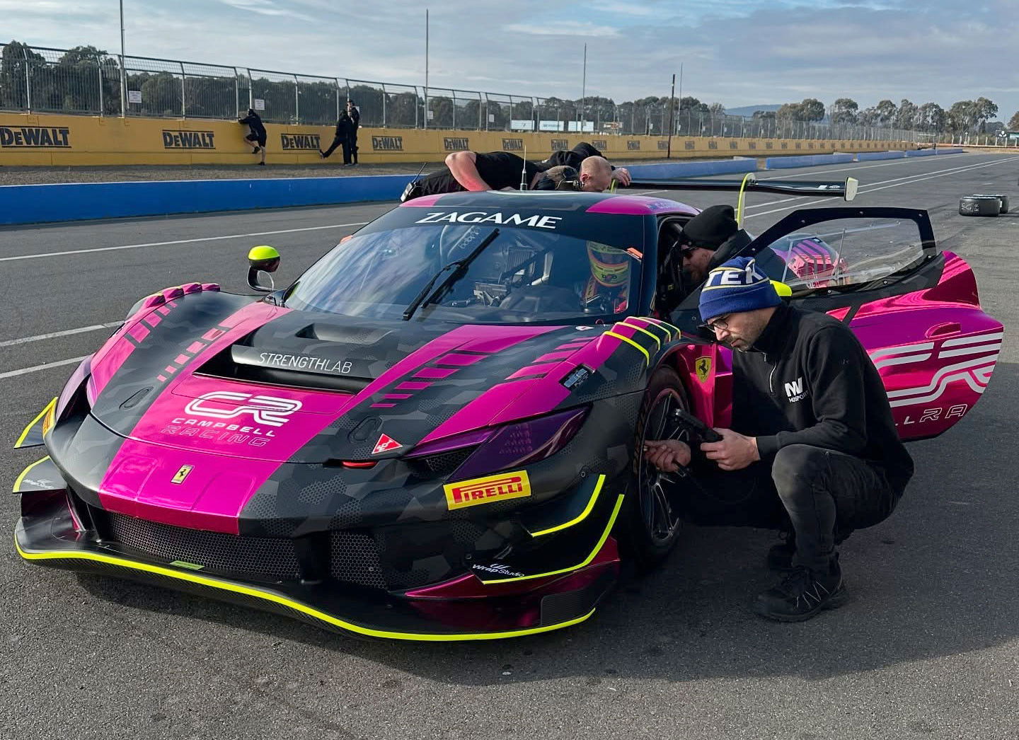 TCR Australia champ shakes down new Ferrari GT3