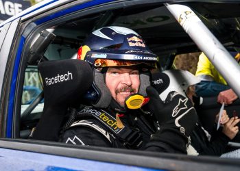 Toby Price competes in the Subaru WRX Challenge in the EROAD Australian Rally Championship.