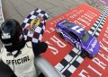 Denny Hamlin won the NASCAR Cup Series race at Michigan International Speedway.