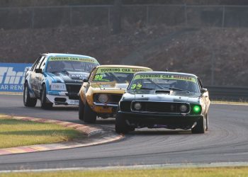 For the duration of Race 1 these three raced nose-to-tail. Image: InSyde Media