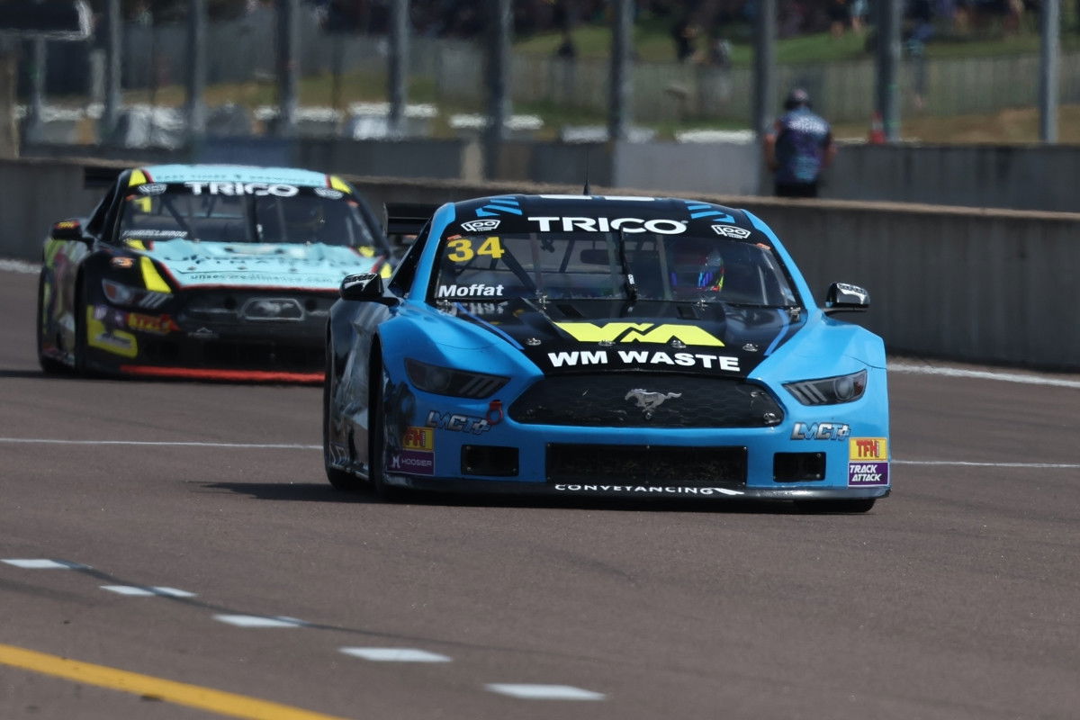 Second race win for Moffat secures wild Trans Am round