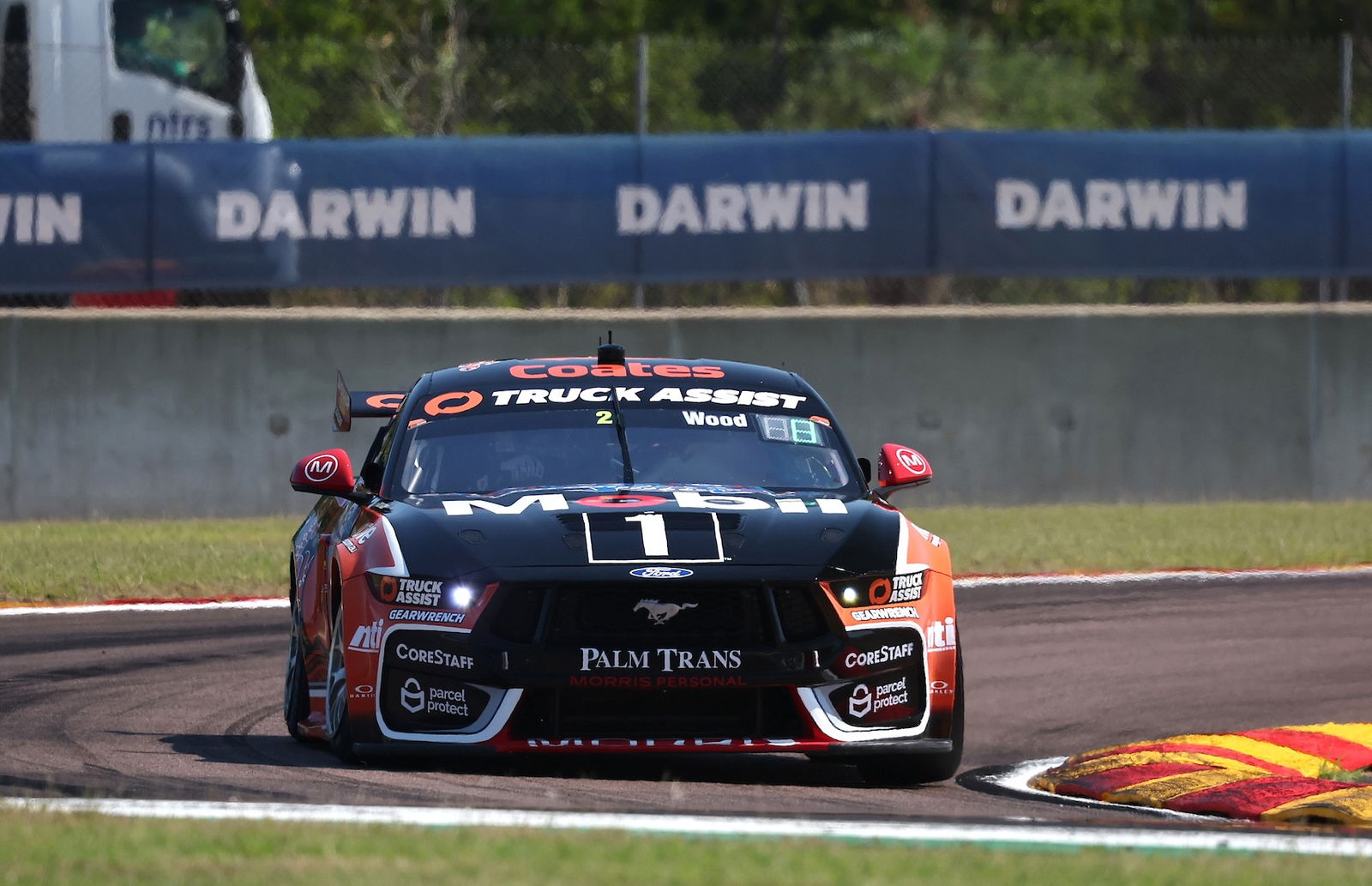 Wood fastest amid fire at end of Darwin Practice 1