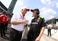 Roger Penske and Kyle Moyer pictured during the 2019 Indianapolis 500.