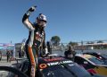 Ryan Wood celebrates victory in Perth. Image: Supplied