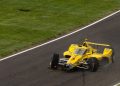 Scott McLaughlin crashed on the warm-up lap before the 2025 Indianapolis 500.