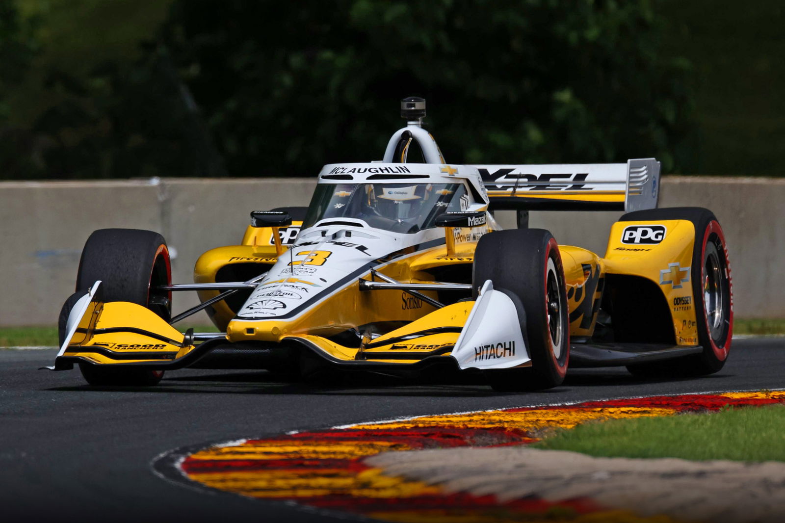 Early chaos cruels McLaughlin, Power at Road America