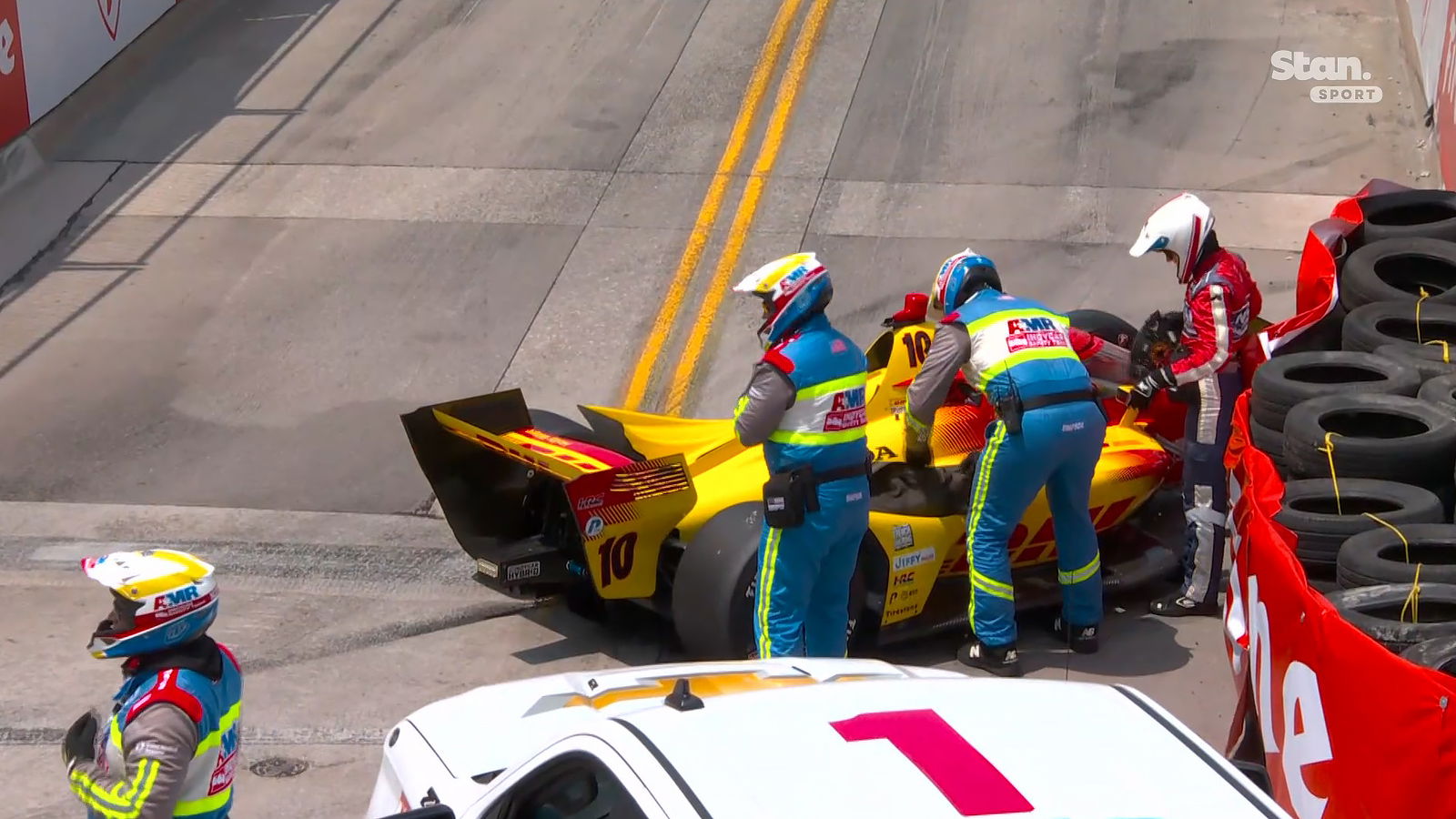 ‘Ran out of talent’: Crash ends Palou’s purple patch