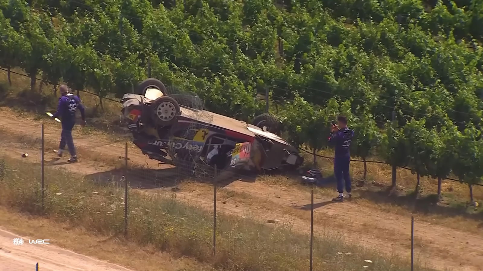 Four Fords crash in catastrophic start to rally