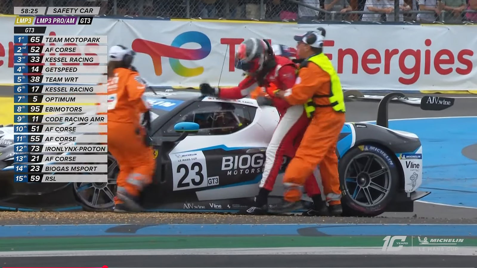 Ferrari driver sanctioned for Le Mans brain explosion
