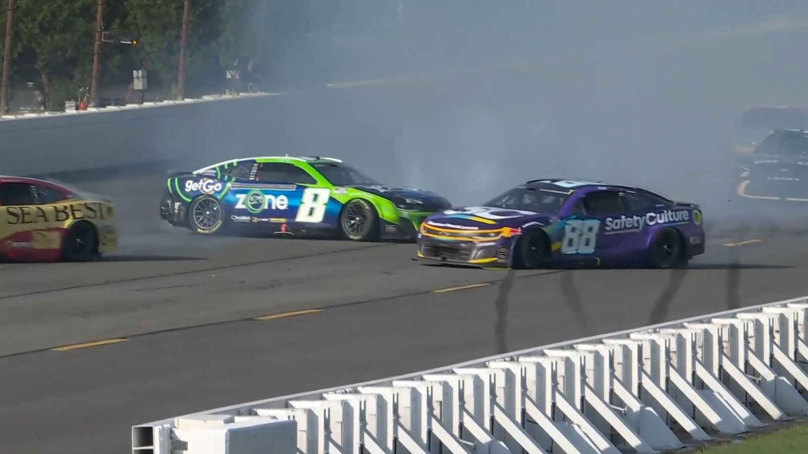 Van Gisbergen suffers spin, pit lane prang at Pocono