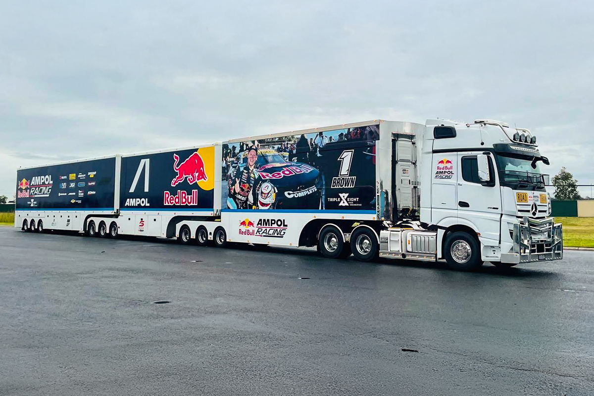 Triple Eight road train helping rivals for Perth-Darwin double