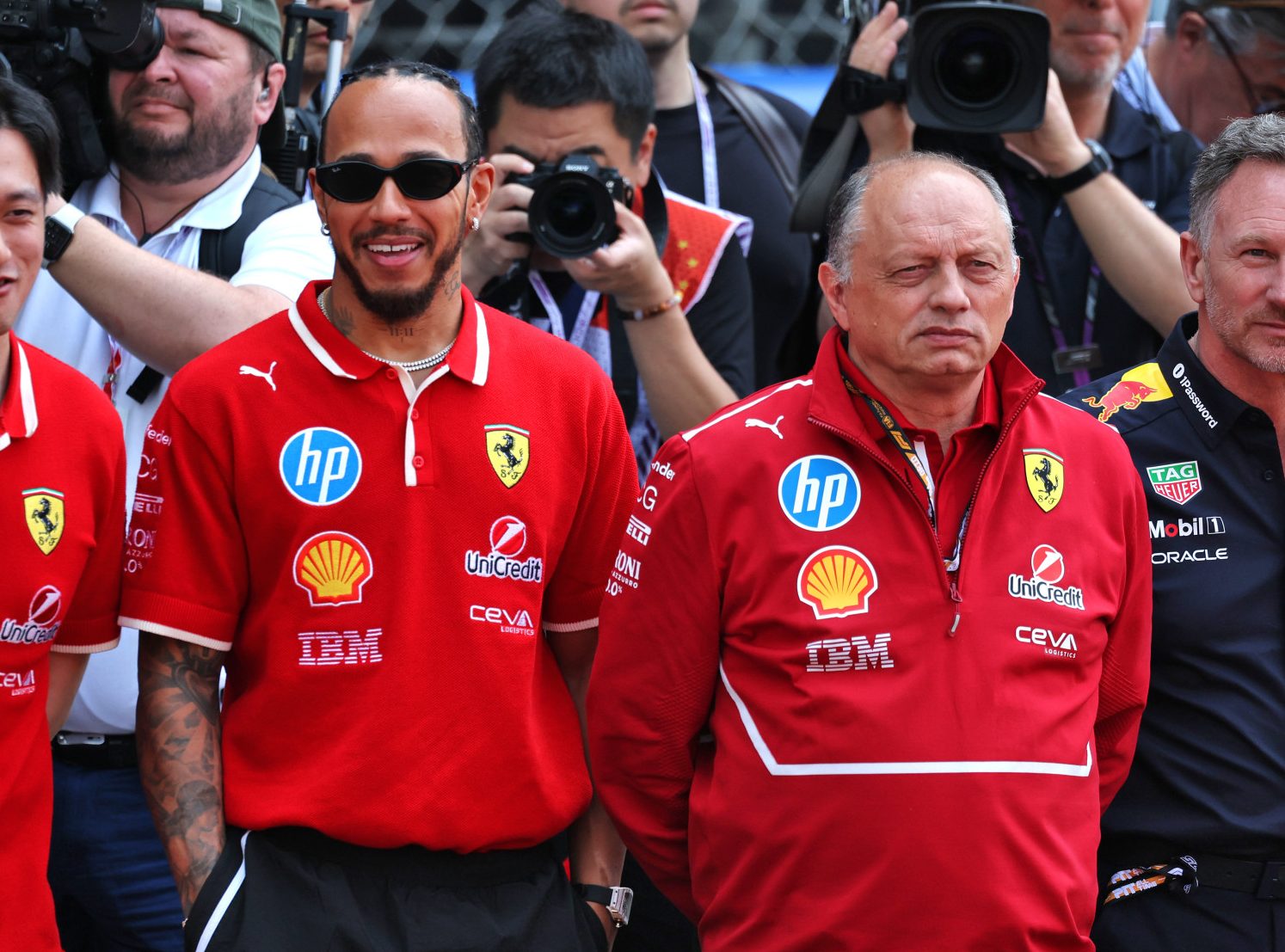 Hamilton slams speculation around retirement and Ferrari boss