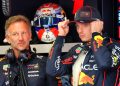 Max Verstappen with Red Bull boss Christian Horner in Spain. Image: XPB Images
