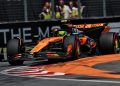 Lando Norris in action during the Formula 1 Canadian Grand Prix.
