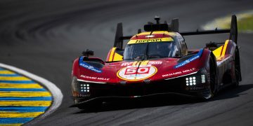 Antonio Fuoco, Miguel Molina, and Nicklas Nielsen finished fourth int he 24 Hours of Le Mans.