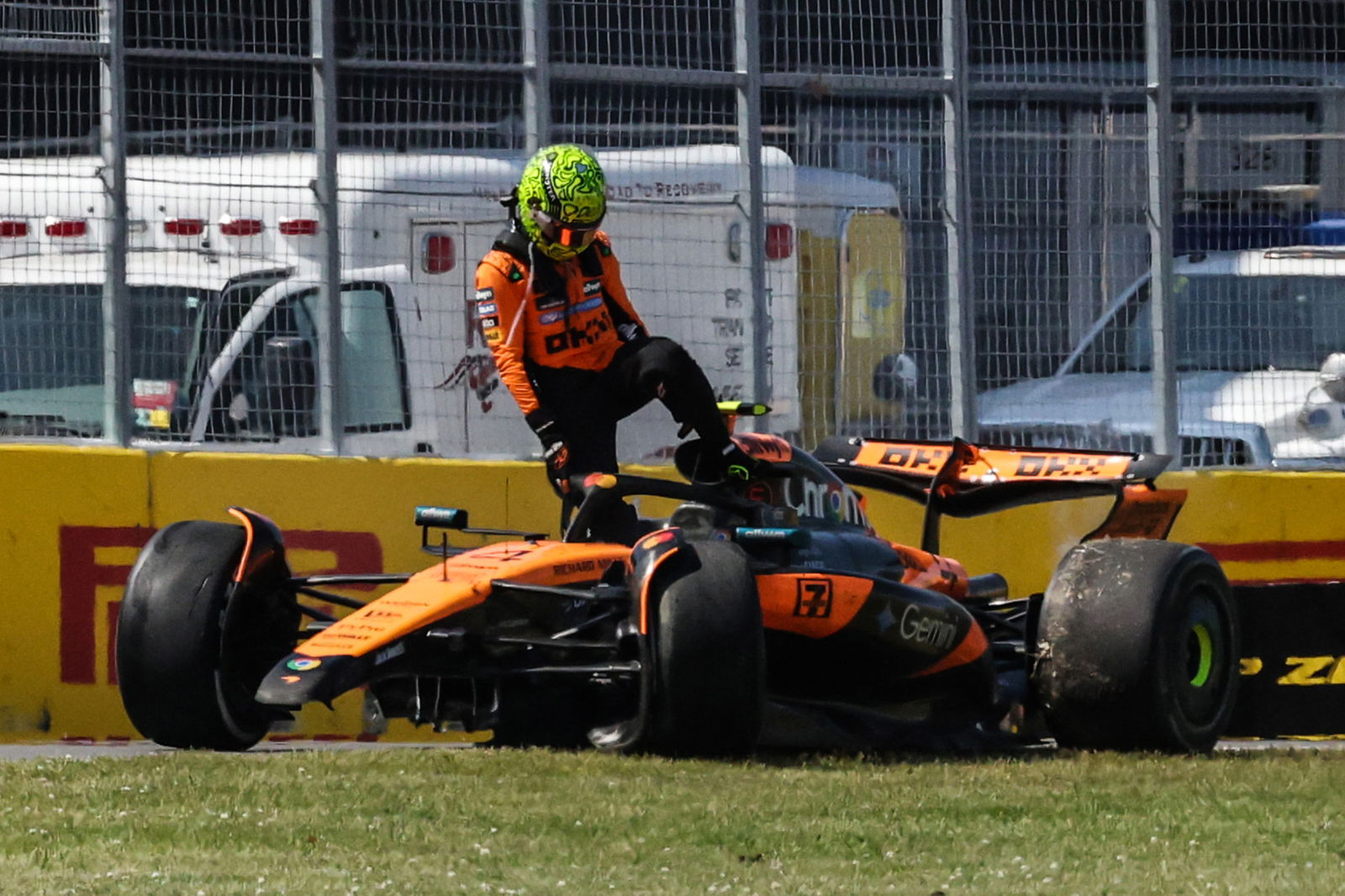 ‘Stupid from me’: Norris takes blame for Piastri collision