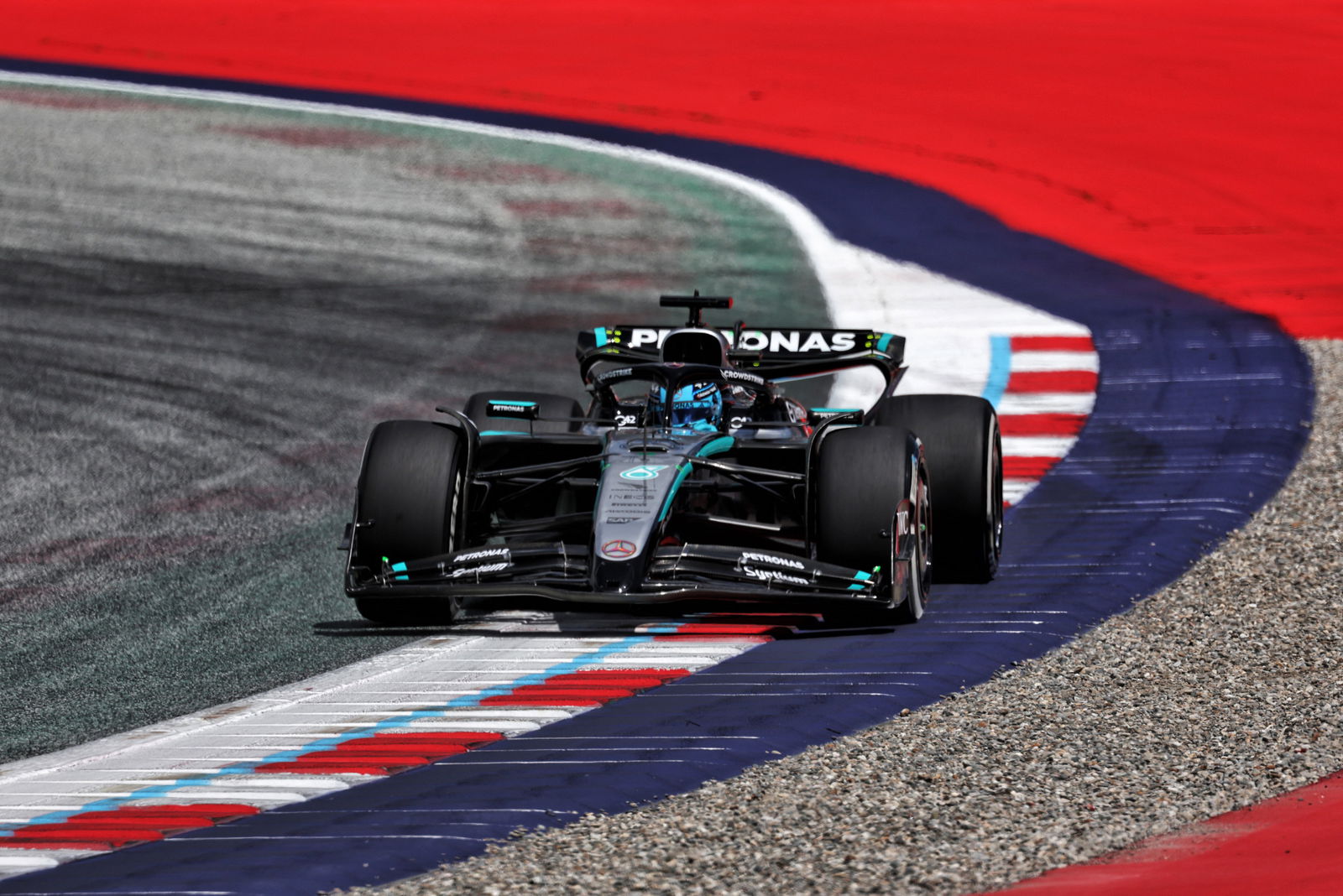 Russell fastest in Austria FP1 as Ferrari hits trouble