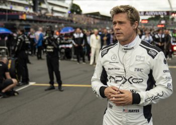 Brad Pitt stars in F1: The Movie. Image: Warner Bros