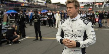 Brad Pitt stars in F1: The Movie. Image: Warner Bros