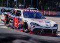 Jack Perkins in the #19 Joe Gibbs Racing Toyota Supra.