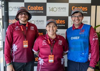 Volunteers at the Townsville 500. Image: Supplied
