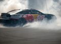 Shane van Gisbergen celebrates winning at Sonoma.