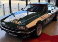 The Bathurst-winning Jaguar is on display at Walkinshaw Automotive Group. Image: Supplied