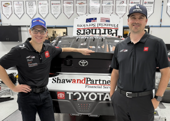 Jack Perkins and crew chief Seth Chavka. Image: Supplied