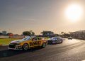 Team 18 and Erebus Camaros on track. Image: Supplied