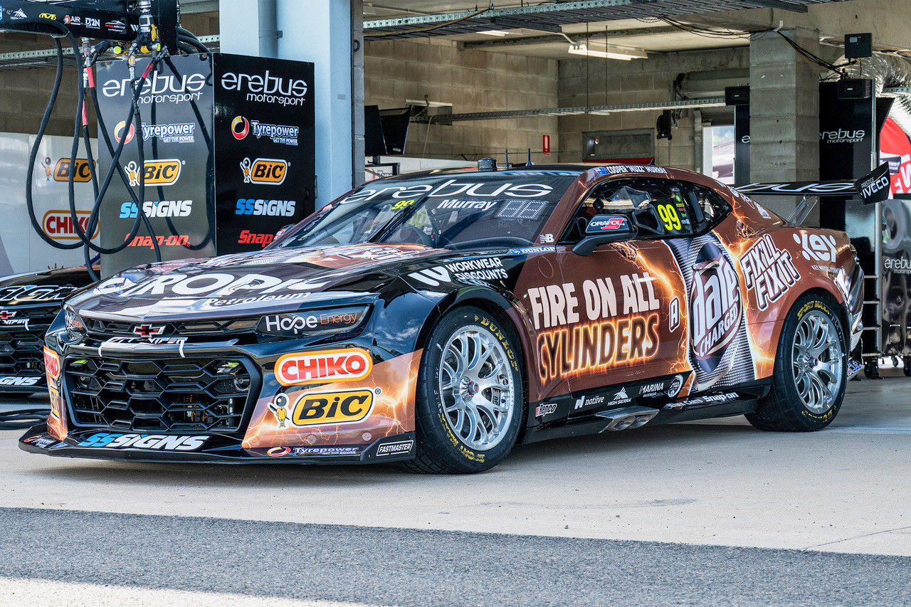 Cooper Murray's new-look Chevrolet Camaro for the Townsville 500.