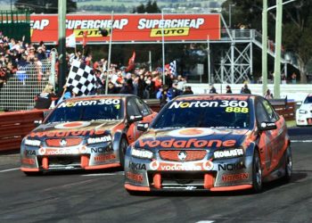 The 2010 Bathurst form finish. Image: Supplied