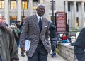 Michael Jordan departs the Charles R Jonas Federal Building in Charlotte, North Carolina, on December Grant Baldwin/Getty Images