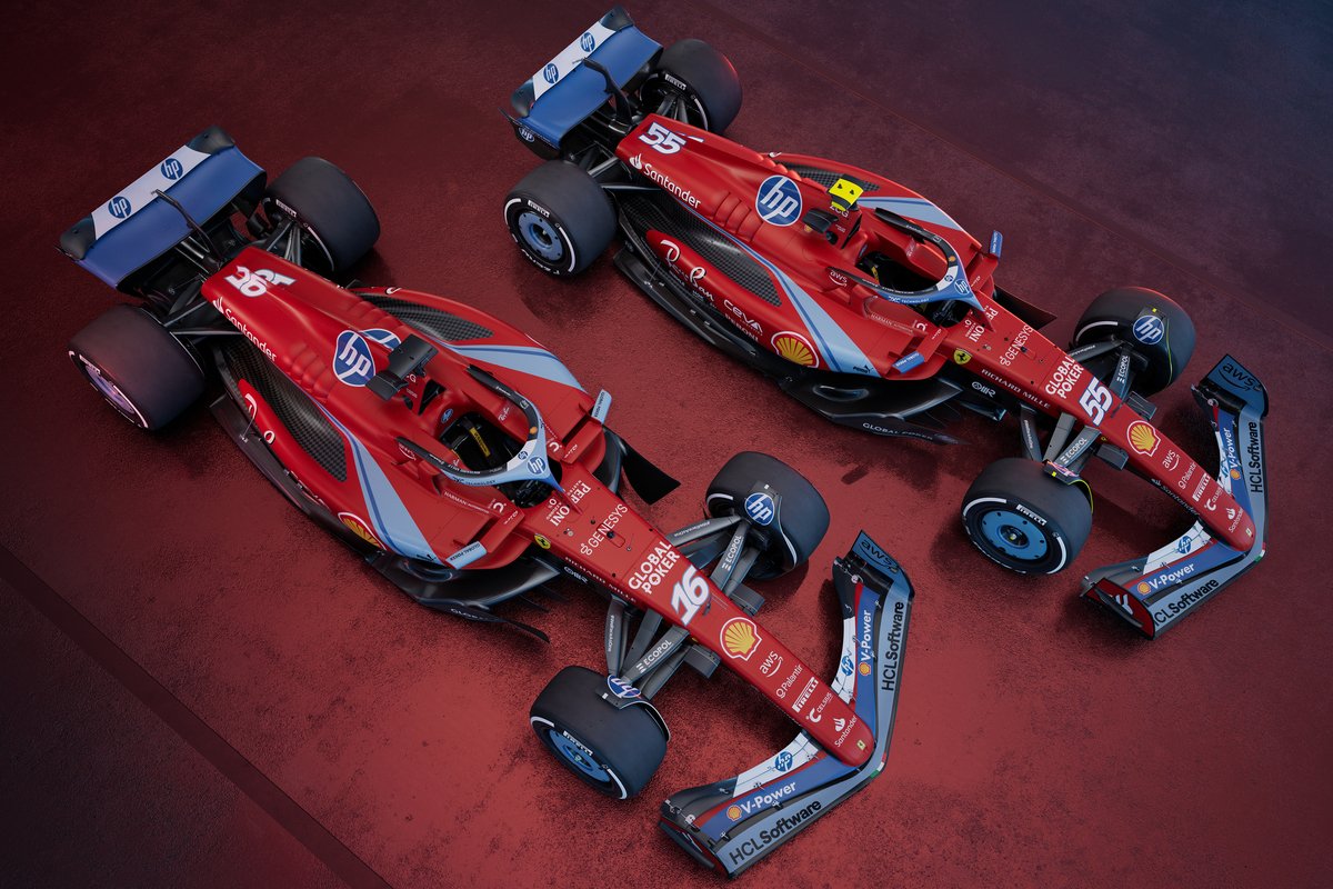 Ferrari has revealed the revised livery it will carry throughout this weekend's Formula 1 Miami Grand Prix. Image: Ferrari