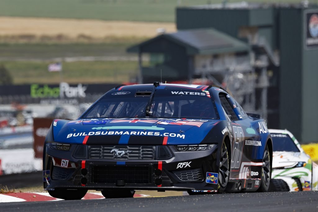Cam Waters qualified 31st for the NASCAR Cup Series race at Sonoma. Image: Ford Performance
