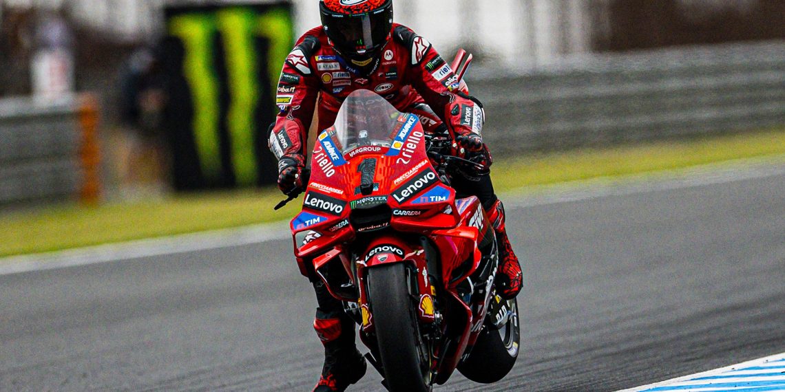 Francesco Bagnaia at Mobility Resort Motegi.