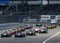 Start of race during the Mexico City E-Prix, Round 2 of the 2025 FIA Formula E World Championship at Autodromo Hermanos Rodriguez in Mexico City.