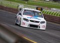 Molluso driving the Falcon at Sandown in 2023. Image: V8 Touring Car Series