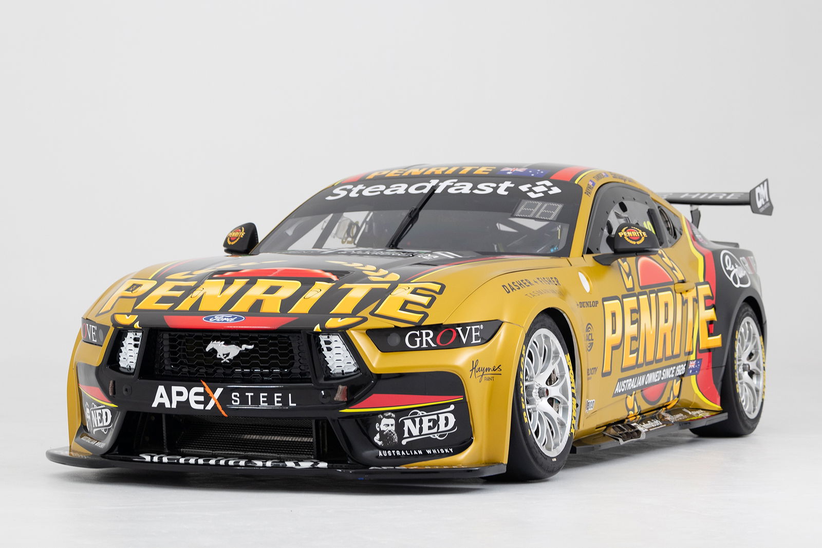 The Penrite Racing Ford Mustang in its 2024 Bathurst 1000 livery.