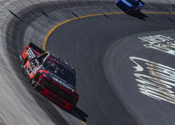 Cam Waters specifically wanted to make his NASCAR debut on an oval. Image: ThorSport Racing