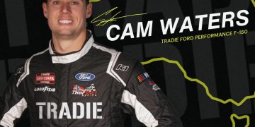 Aussie can now watch Cam Waters' NASCAR debut. Image: ThorSport Racing