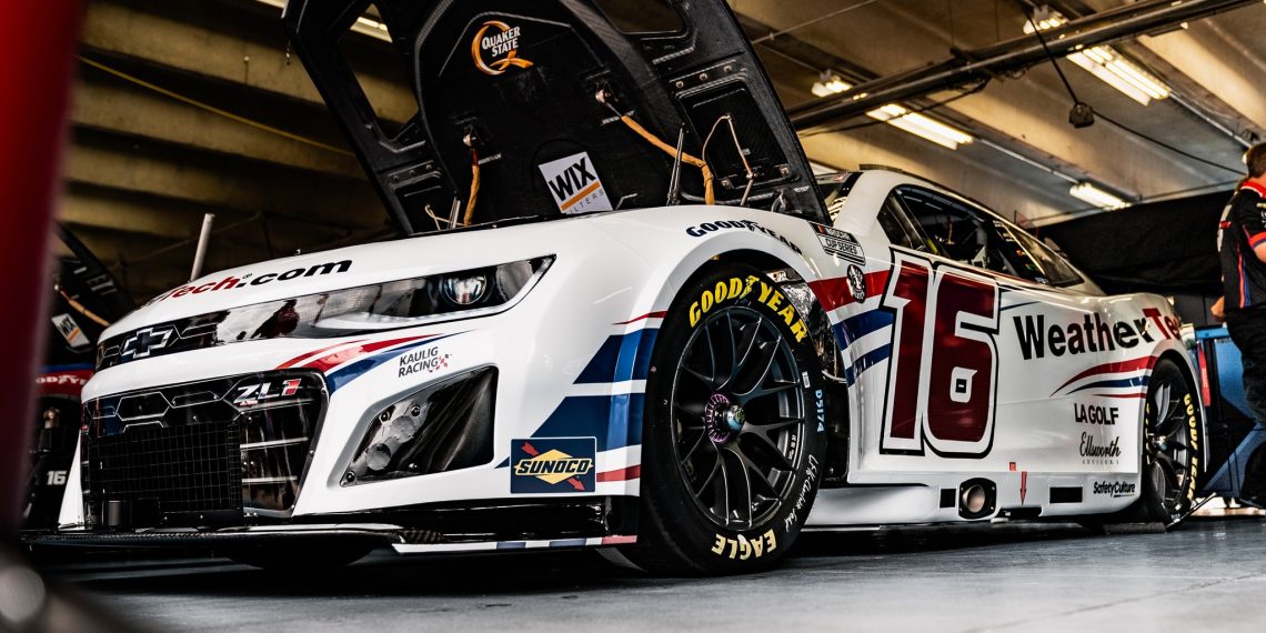 Shane van Gisbergen's #16 Camaro at Charlotte Motor Speedway. Image: Kaulig Racing Facebook