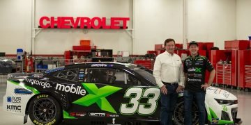Will Brown with Richard Childress and the SuperView-sponsored #33 Chevrolet. Image: Will Brown Instagram