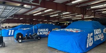 NASCAR Xfinity Series Qualifying at New Hampshire was washed out. Image: Kaulig Racing X