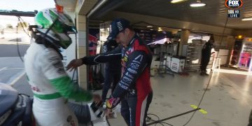 Randle and Dutton at Symmons Plains. Image: Fox Sports